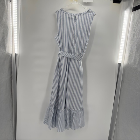 Lane Bryant Blue and White Striped Maxi Dress - Picture 11 of 11